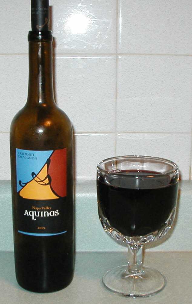 Aquinas wine