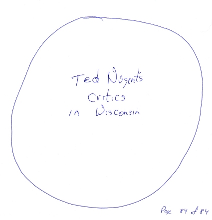 A Venn diagram of Ted Nugent's fans and Ted Nugent's critics, part 2